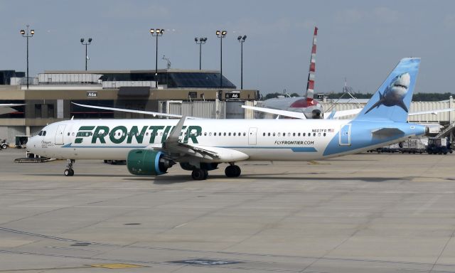 Airbus A321 (N607FR) - hot day in June