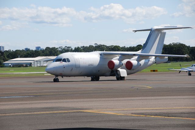 British Aerospace BAe-146-300 (VH-SAJ) - this is pioneer Australia's BAe146-300 at its home base in Bankstown