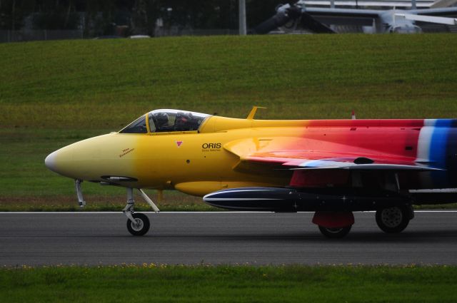 Hawker Hunter (G-PSST) - 2012 Farnborough Airshow Hawker Hunter