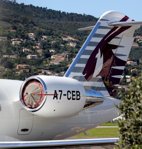 Canadair Challenger (A7-CEB)