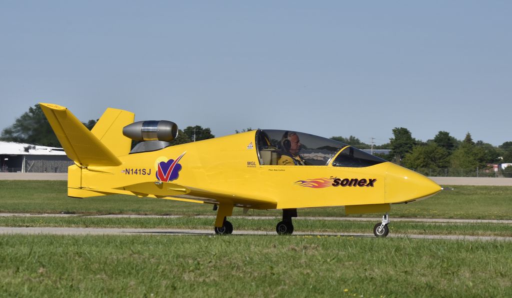 N141SJ — - Sonex Subsonex jet taxing for a demo flight at Airventure 2017