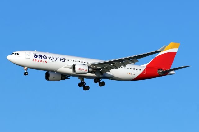 Airbus A330-200 (EC-MYA) - Planbe previously flew in Level colors now in Iberia One World livery arriving to BOS on 12/14/24. 