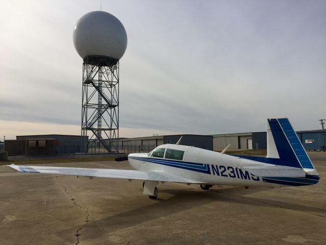 Mooney M-20 Turbo (N231MS) - Taken form North East Hangers.