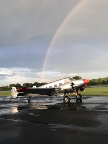 Beechcraft 18 (N1939K) -  End of the rainbow 