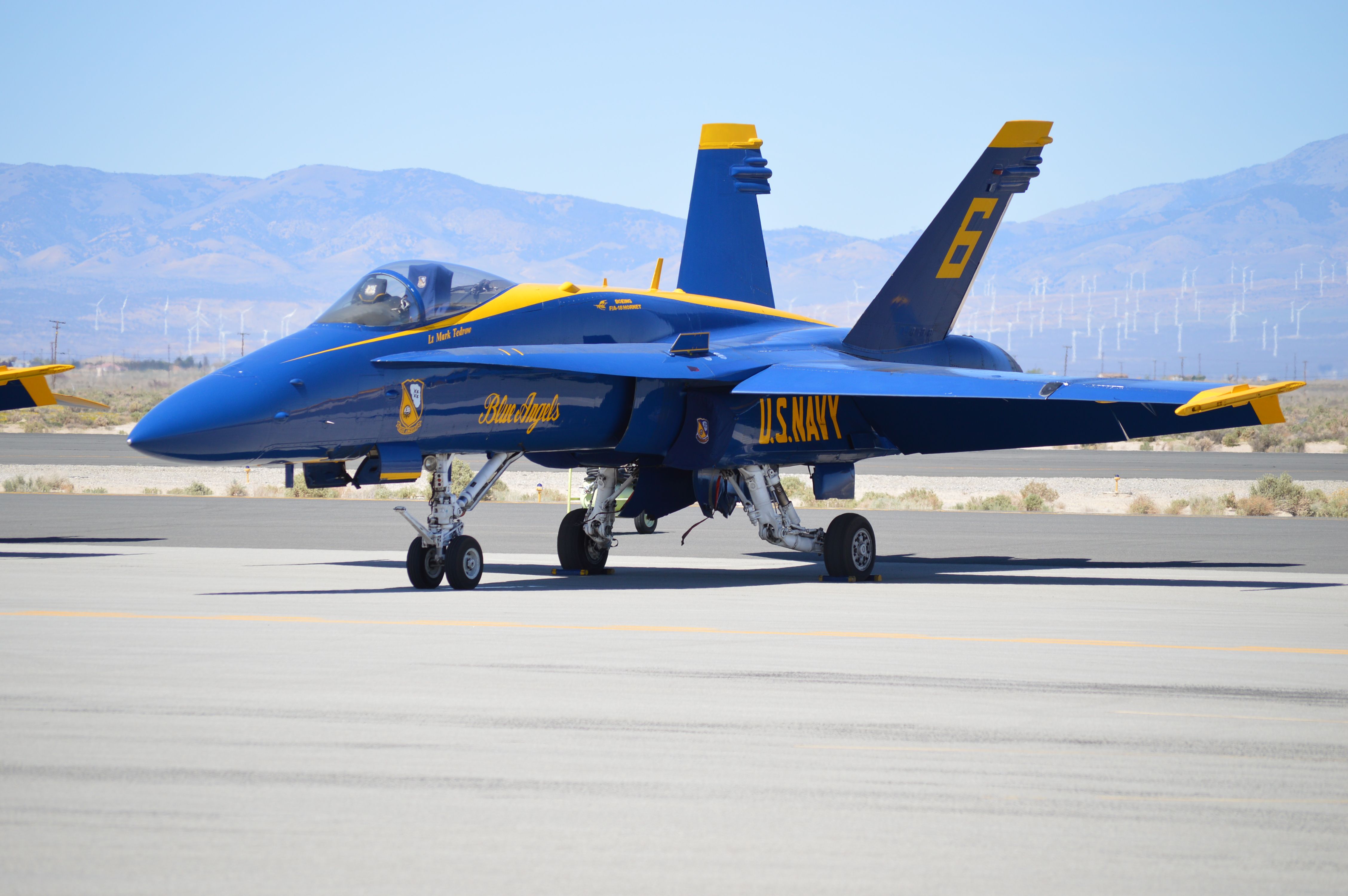 — — - Blue Angles first show in the High Desert of Lancaster Ca.