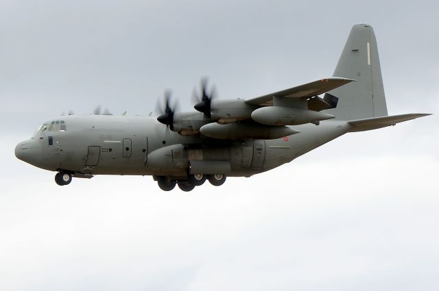 Lockheed C-130 Hercules (M62180) - Italian Air Force 4670, support aircraft for a squadron of Italian Air Force Tornados &amp; Eurofighter Typhoons, that have been at training exercises at Naval Air Weapons Station (NAWS) China Lake, CA, since mid February    (MM62180)