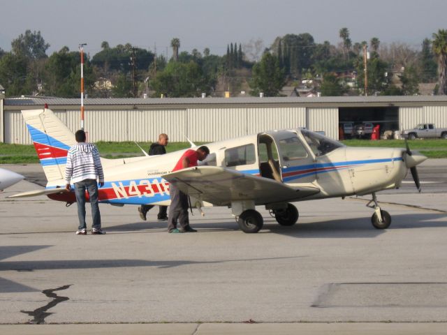 Piper Cherokee (N4318Y) - PARKED AT FULLERTON
