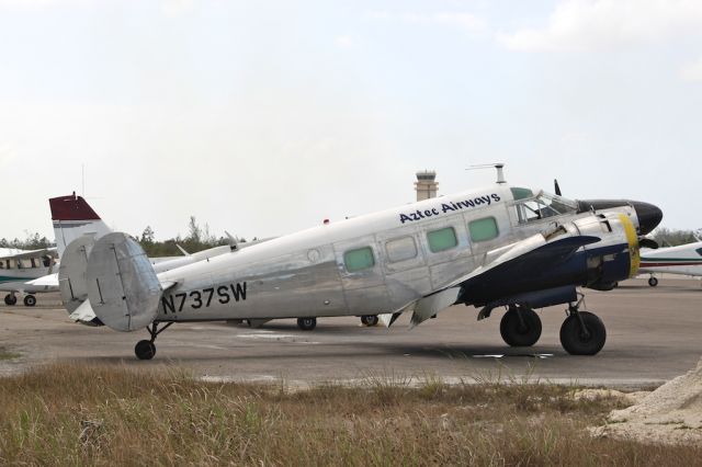 Beechcraft 18 (N737SW) - Aztec Airways