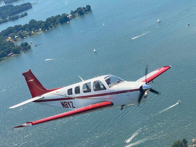 Beechcraft Bonanza (36) (N8YZ) - Scenic flight over Lake Norman