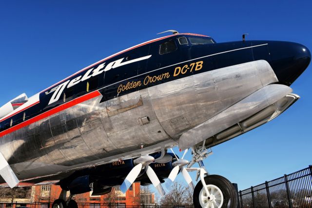 Douglas DC-7 (N4887C) - Year: 1957br /Make: Douglas Aircraft br /Model: DC-7B br /Opby: Delta Air Lines (1956-1968)br /br /Only surviving DC-7B formerly operated by Delta Air Lines, now on display at the Delta Flight Museum in Atlanta, GA.