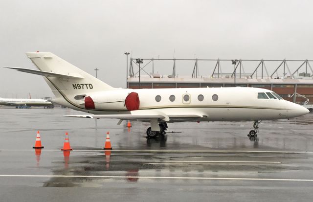 Dassault Falcon 20 (N97TD) - 1st upload of N97TD seen at KBOS Logan 04/04/17br /AIRCRAFT HOLDINGS 