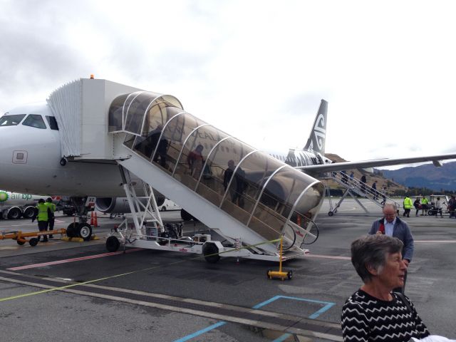 Airbus A320 (ZK-OXC) - Parked at the ramp ZQN