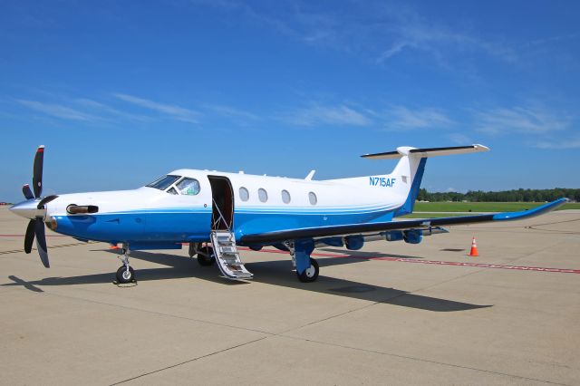 Pilatus PC-12 (N715AF) - PC12/47E at KYNG on 26 Jun 2019.