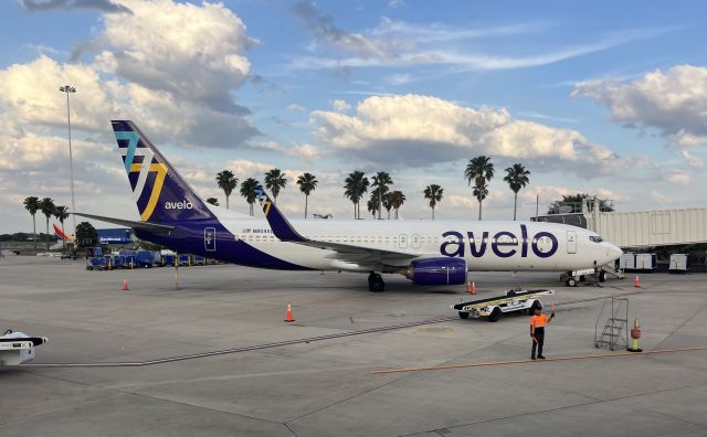 Boeing 737-800 (N804VL) - 4/2/24 at airside 3