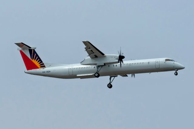 de Havilland Dash 8-400 (VH-8QA) - Bombardier DHC-8-402-Dash8 cn 4582. National Jet Express VH-8QA, ex RP-C5909. Final runway 21 YPPH 21 October 2023
