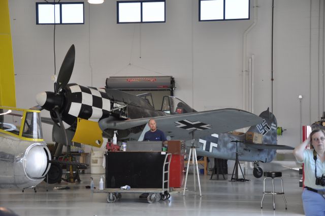 FLUG WERK Fw-190 Replica (N447FW) - Picture taken at the maintenance hanger of the Military Aviation Museum, Virginia Beach Airport