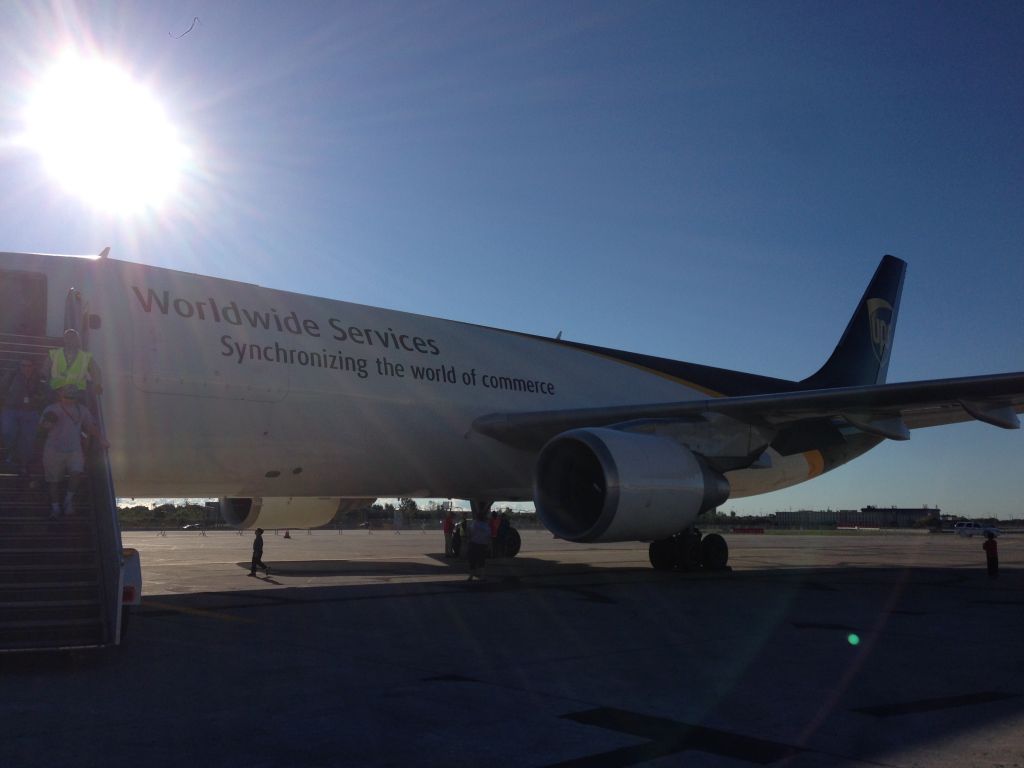 Airbus A300F4-600 — - The UPS Airlines Airbus A300-600F. UPS took the plane out of service for the day for a Plane Pull in 2013, a charity event benefitting the Special Olympics of Illinois. Object: raise a team of 20 people to pull the plane 20 ft.