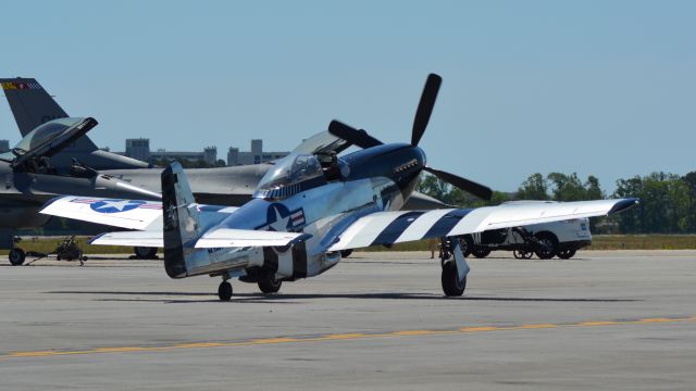 North American P-51 Mustang (NL51HY) - MYR Airshow 2018