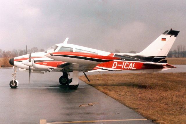 Cessna 310 (D-ICAL) - Seen here in 22-Mar-86.br /br /Reregistered N310BC 17-Feb-00.br /Registration cancelled 23-Mar-18.