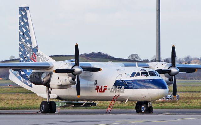 YL-RAD — - raf-avia an-26b yl-rad at shannon 12/3/18.