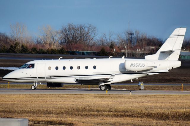 IAI Gulfstream G200 (N357JG) - 2007 IAI/Gulfstream G200 operated by JAG Aviation arriving into Buffalo (KBUF) from Fort Lauderdale (KFXE)br /br /** First Photos of N357JG on FlightAware **