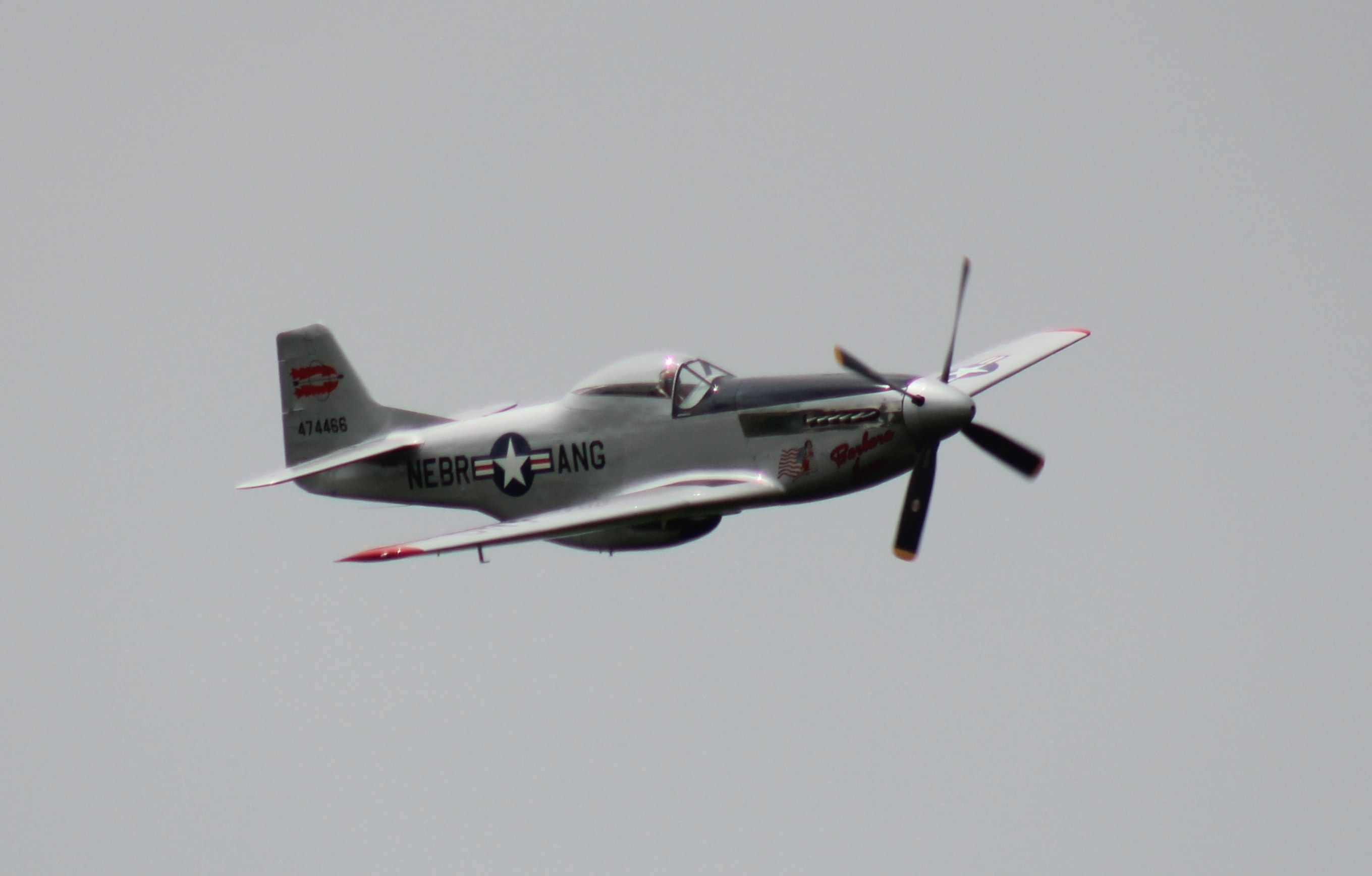 North American P-51 Mustang (47-4466) - 070415 P51 Barbara Jean at the Seward airshow