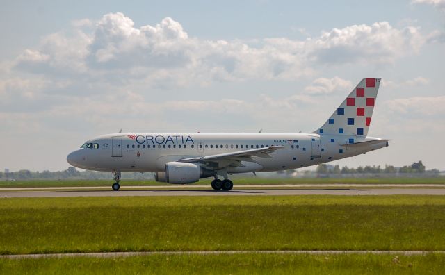 Airbus A319 (9A-CTG) - Croatia A319-112         Take off RWY36L 25-04-2023                                                                                    