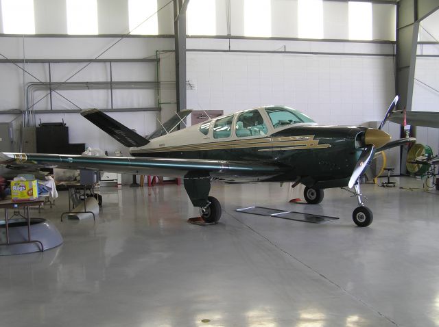 Beechcraft 35 Bonanza (N5907C) - In the Hangar at PAI Aero.