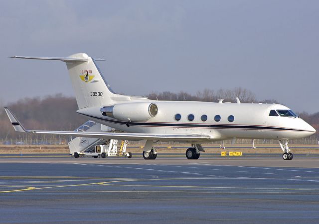 83-0500 — - US Navy - Grumman C-20A Gulfstream III - C/N 382 - 83-0500 at EDDG/FMO 2005-01-14.