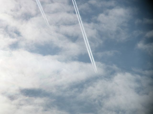 Airbus A380-800 (D-AIMA) - D-AIMA AND G-CIVN GOING WESTBOUND OVER WEST OF IRELAND TOWARDS MALOT ON 26-04-2011