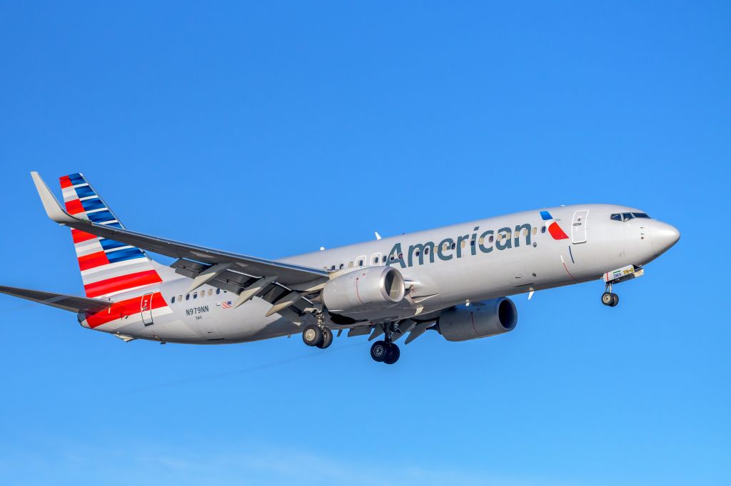 Boeing 737-800 (N979NN) - American N979 landing at John Wayne Airport (SNA)
