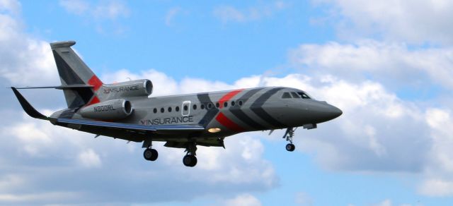Dassault Falcon 900 (N900RL) - About to touch down is this 2004 Dassault Falcon 900EX in the Sunmer of 2024.