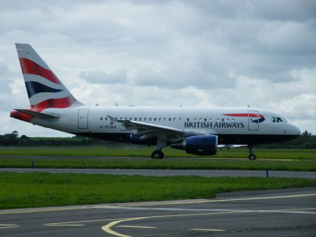 Airbus A318 (G-EUNA) - DEP SHANNON 13-08-10