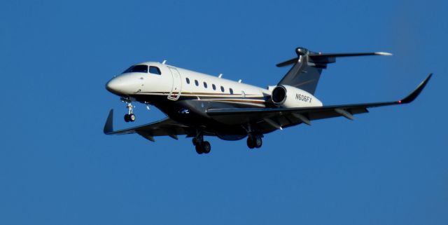 Embraer Legacy 550 (N606FX) - About touch down is this brand new Embraer Praetor 600 in the Autumn of 2024.