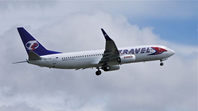 Boeing 737-800 (OK-TSD) - BOE376 from KRNT makes a missed approach to Rwy 16R during its maiden flight on 4/24/14. (LN:4895 / cn 41795).