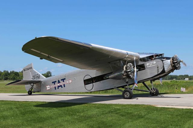 Ford Tri-Motor (N9645) - A step back in time. Here is a series of photos of the Liberty Aviation Museums’ 1928 Ford 5-AT-B Tri-Motor at Port Clinton Municipal Airport on 5 Aug 2017. I couldn’t resist a ride on this magnificent flying machine.