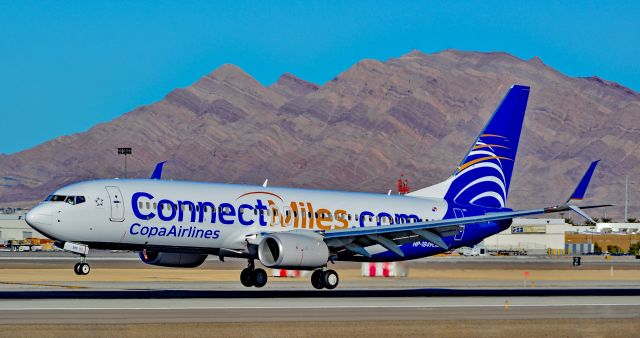 Boeing 737-800 (HP-1849CMP) - HP-1849CMP Copa Airlines  2015 Boeing 737-8V3 serial 41449 / 5607 - Split Scimitar Wingletsbr /br /Las Vegas - McCarran International (LAS / KLAS)br /USA - Nevada, November 29, 2015br /Photo: Tomás Del Coro