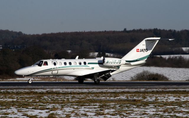Cessna Citation CJ3 (N100JS) - Arriving from Torrejon Spain on 12-Feb-09