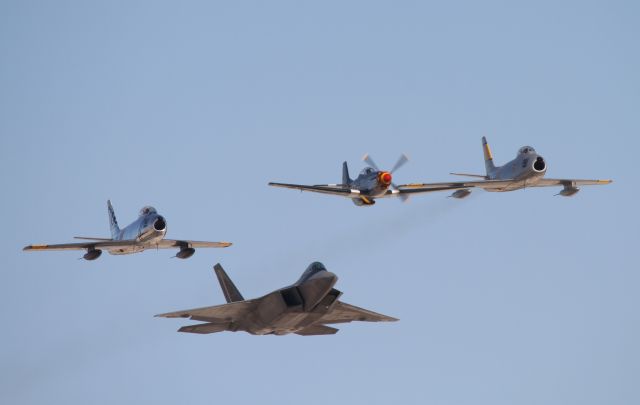 Lockheed F-22 Raptor (04068) - Heritage Flight Aviation Nation 2012