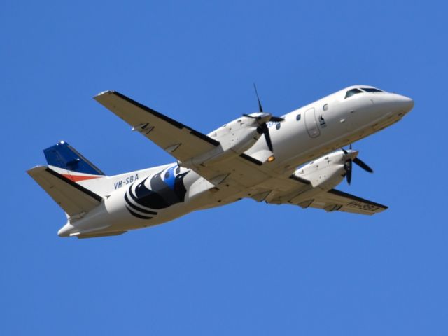 VH-SBA — - Getting airborne off runway 23 and heading to Port Lincoln. Saturday, 24th March 2012.