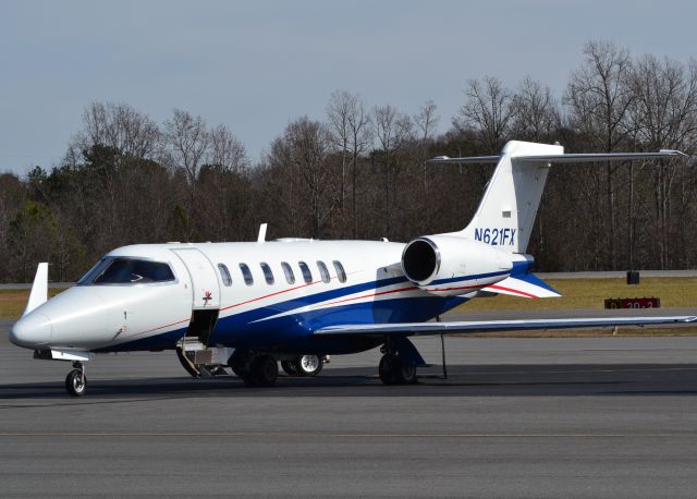 Learjet 40 (N621FX) - At KJQF - 2/6/16