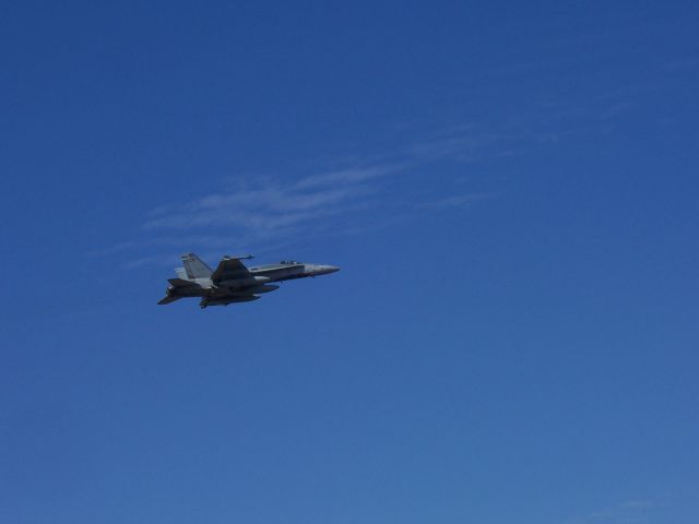 McDonnell Douglas FA-18 Hornet — - "Hornets Sting your ears"  CF18 roares over CFB Comox