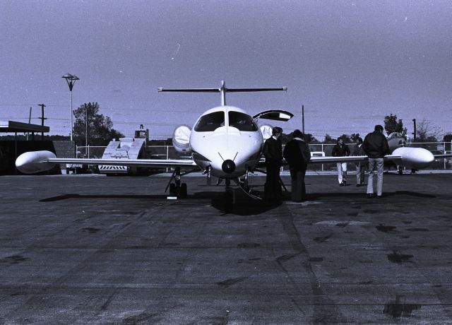 N695LJ — - Bill Lears personal Learjet 25 on a visit to Purdue University, circa 1975.