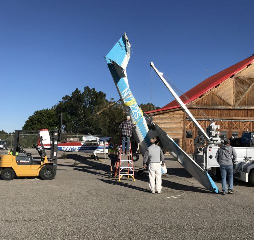 Cessna Commuter — - The unfortunate result of severe winds overnight, this one is a confirmed write-off.br /br /The aircraft was flipped completely upside-down.