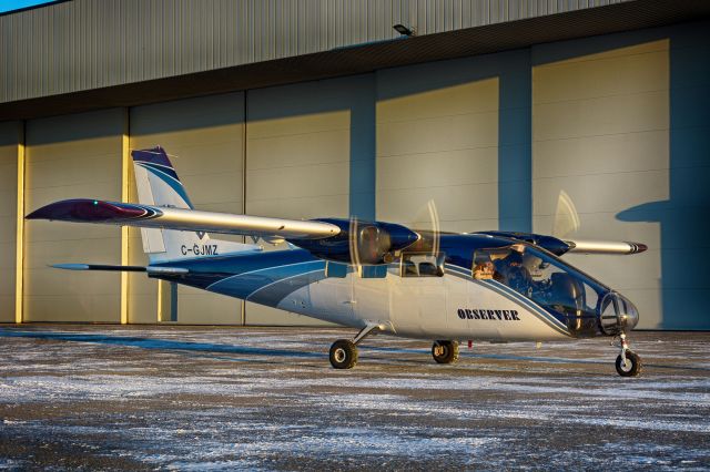 Partenavia P-68 (C-GJMZ) - Visiting CYHU, 29-01-2021