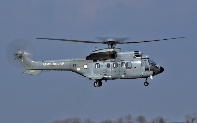 WESTLAND Puma — - french air force super puma 2235 fz about to land at shannon 17/3/15.