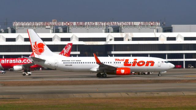 Boeing 737-800 (HS-LGK) - Lion Air Boeing 737-8GP(WL) HS-LGK in Bangkok Don Mueang 