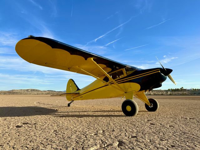 Piper PA-22 Tri-Pacer (N19FN) - Piper Pacer playing in the desert!