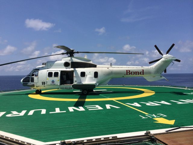 TUSAS Cougar (VH-NYV) - Deck of Montara Venture