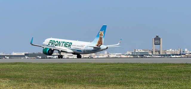 Airbus A320neo (N329FR) - Sky condition: CLR